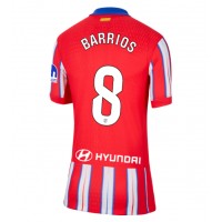 Atletico Madrid Pablo Barrios #8 Hjemmebanetrøje Dame 2024-25 Kortærmet